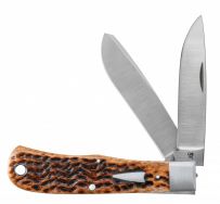 Case xx Bullnose Trapper Knife Jigged Brown Bone 1/275 Tony Bose Stainless 10367