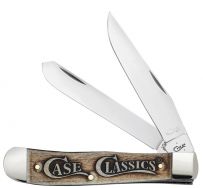Case xx Knives Trapper Case Classics Amber-Washed Natural Bone Stainless 16490