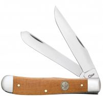 Case xx Knives Boy Scouts Trapper First Class Emblem Brown Canvas Laminate 18051