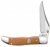 Case xx Kickstart Boy Scout Mid Folding Hunter Knife Brown Canvas Pocket 18053