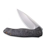 WE Knife Kitefin Frame Lock 2001A Knife S35VN Black Marble Carbon Fiber Titanium