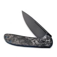 WE Knife Saakshi Liner Lock 20020C-2 Knife CPM 20CV Black Marble Carbon Fiber