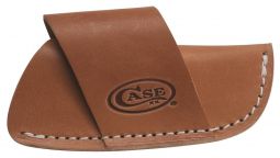 Case xx Large Brown Leather Side Draw Pocket Knife Belt Sheath 50232