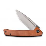 Civivi Knives Keen Nadder Liner Lock C2021B N690 Stainless Steel Brown G10