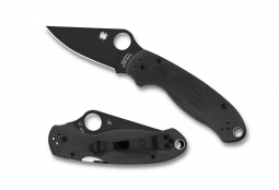 Spyderco Knives Para 3 C223GPBK CPM S30V Steel Black G-10 Pocket Knife