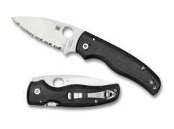 Spyderco Knives Shaman Lock Back Black G-10 S30V Stainless Pocket Knife C229GS