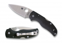Spyderco Knives Native 5 Lockback Black Carbon Fiber CPM S90V Stainless C41CFFP5
