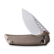 WE Knife Mini Malice Button Lock 054BL-4 Knife 20CV Stainless Bronze Titanium