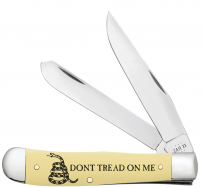 Case XX Knives 'DTOM' Trapper 6089 Yellow Delrin Stainless Steel Pocket Knife