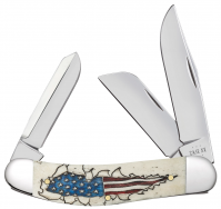 Case XX Knives Shot Show Sowbelly 10767 Natural Bone Stainless Pocket Knife