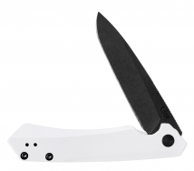 Case XX Knives Kinzua Frame Lock 10779 White Aluminum S35VN Steel Pocket Knife