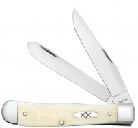 Case XX Knives Trapper Smooth Natural Bone 13310 Stainless Steel Pocket Knife