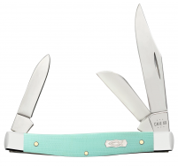Case XX Knives Medium Stockman Seafoam Green G-10 18102 Stainless Pocket Knife