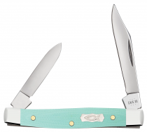 Case XX Knives Small Pen 18104 Seafoam Green G-10 Stainless Pocket Knife