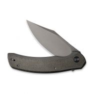 WE Knife Snick Frame Lock 19022F-5 Knife CPM 20CV Steel Titanium Green Micarta