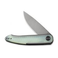 WE Knife Smooth Sentinel Frame Lock 20043-2 Knife CPM 20CV Natural G10 Titanium