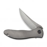 WE Knife Mini Synergy Frame Lock 2011A Knife CPM 20CV Stainless Gray Titanium