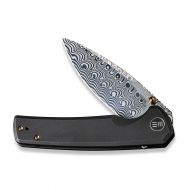 WE Knife Subjugator 21014C-DS1 Knife Hakkapella Damasteel Black Titanium