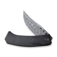 WE Knife Shuddan Frame Lock 21015-DS1 Knife Hakkapella Damasteel /Black Titanium