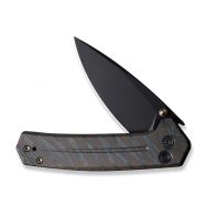 WE Knife Culex Button Lock 21026B-7 Tiger Stripe Titanium 20CV Pocket Knives