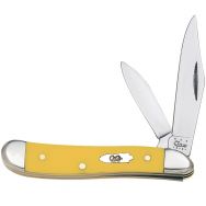 Case XX Knives Peanut 22174 Sunflower Delrin Stainless Steel Pocket Knife