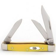 Case XX Knives Small Stockman 22175 Sunflower Delrin Stainless Pocket Knife