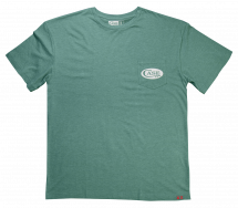 CASE XX Knives Cut Out Series 41147 Heather Forest Cotton Large Pocket T-Shirt