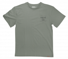 CASE XX Knives Tang Stamp Series 41160 Asphalt Gray Cotton Small Pocket T-Shirt