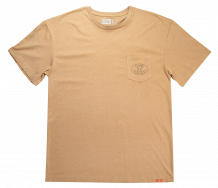 CASE XX Knives Tang Stamp Series 41165 Toast Brown Cotton Small Pocket T-Shirt