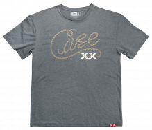 CASE XX Knives Rope Logo 41181 Dark Gray Cotton Blend Medium T-Shirt
