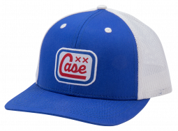 CASE XX Knives True Royal Blue Cotton White Mesh 41192 Trucker Hat