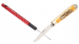 CASE XX Knives 50302 Red Aluminum Sharpening Rod for Pocket Knife