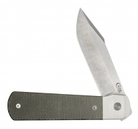 Case XX Knives Longhouse Green Micarta Stonewash CPM20CV Stainless Pocket Knife