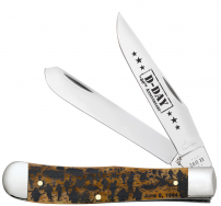 Case XX Knives D-Day 80th Ann Trapper 1/400 Commemorative Zippo Knife Set