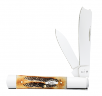 Case xx Knives Razor Jack Jigged 6.5 BoneStag 65338 Stainless Pocket Knife