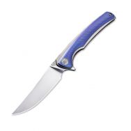 WE Knife Liner Lock 704B Knife Bohler M390 Stainless Steel Blue Titanium