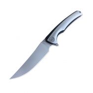 WE Knife Liner Lock 704E Knife Bohler M390 Stainless Steel Gray Black Titanium