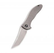 WE Knife Synergy2 Frame Lock 912C Knife Tanto M390 Stainless Gray Titanium