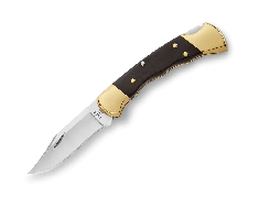 Buck Knives 112 Ranger Lockback 0112BRSFG-B Ebony Hardwood 420HC Steel Knife