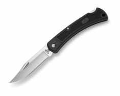 Buck Knives 110 LT Folding Hunter 0110BKSLT-B Black Nylon 420HC Stainless Knife