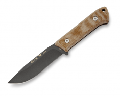 Buck Knives Compadre Camp Fixed Blade 0104BRS1-B Micarta 5160 Steel Knife