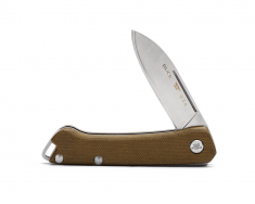Buck Knives Saunter 0250GRS-B OD Green Canvas Micarta 154CM Stainless Knife