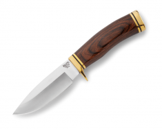 Buck Knives Vanguard Fixed 0192BRS-B Heritage Walnut DymaLux 420HC Steel Knife