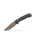 Benchmade Knives TaggedOut 15536TN-02 Deep Olive Grivory Elmax Stainless Knife
