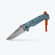Benchmade Knives Adira 18060S Depth Blue Grivory CPM-MagnaCut Serrated Knife