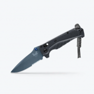 Benchmade Knives Mini Adira 18065SBT-01 Tempest Grey CPM-MagnaCut Serrated Knife