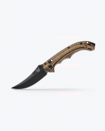 Benchmade Knives Mini Bedlam 865BK-01 Coyote Black G10 CPM-S90V Stainless Knife