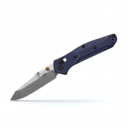 Benchmade Knives Mini Osborne 945-04 Blue Denim Micarta M390 Stainless Knife