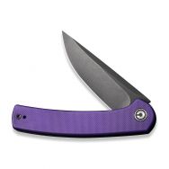 Civivi Knives Mini Asticus C19026B-4 Black 10Cr15CoMoV Stainless Purple G10