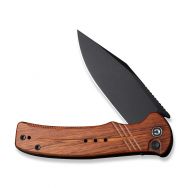 Civivi Knives Cogent Button Lock C20038D-8 Black Guibourtia Wood Pocket Knife